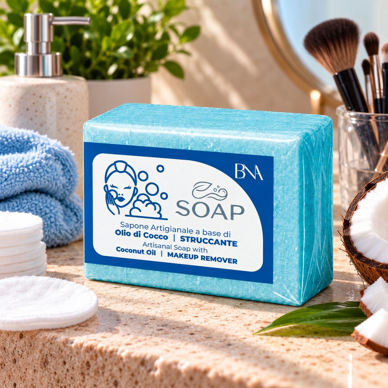 Sapone artigianale struccante